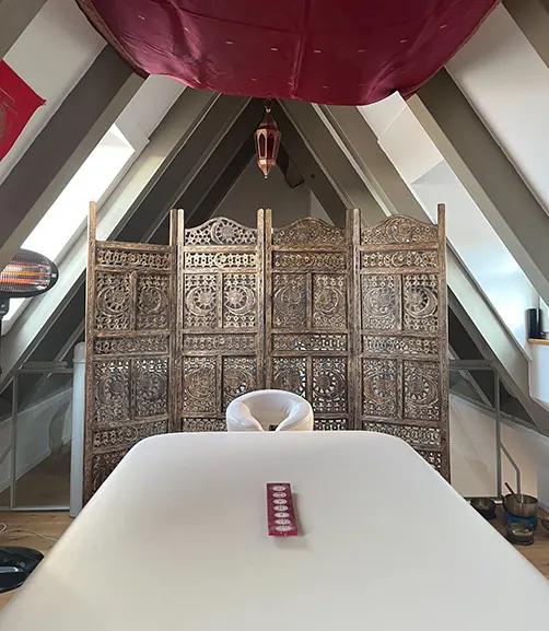 Massageraum für Energiemassage und Paarmassage in Landshut